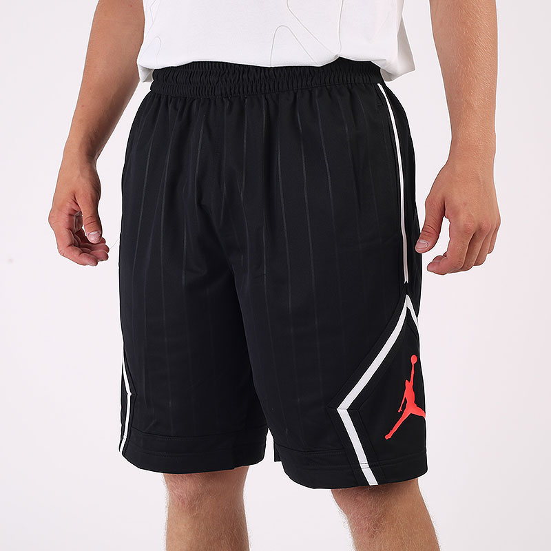 мужские черные шорты  Jordan Jumpman Diamond Striped Short CD4908-010 - цена, описание, фото 1